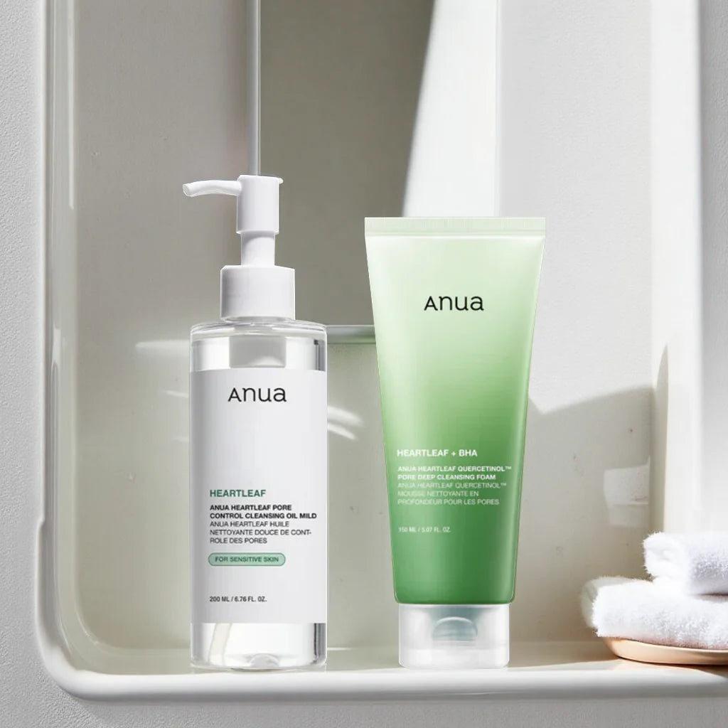 Kit Duo de Limpeza Facial Anua Heartleaf