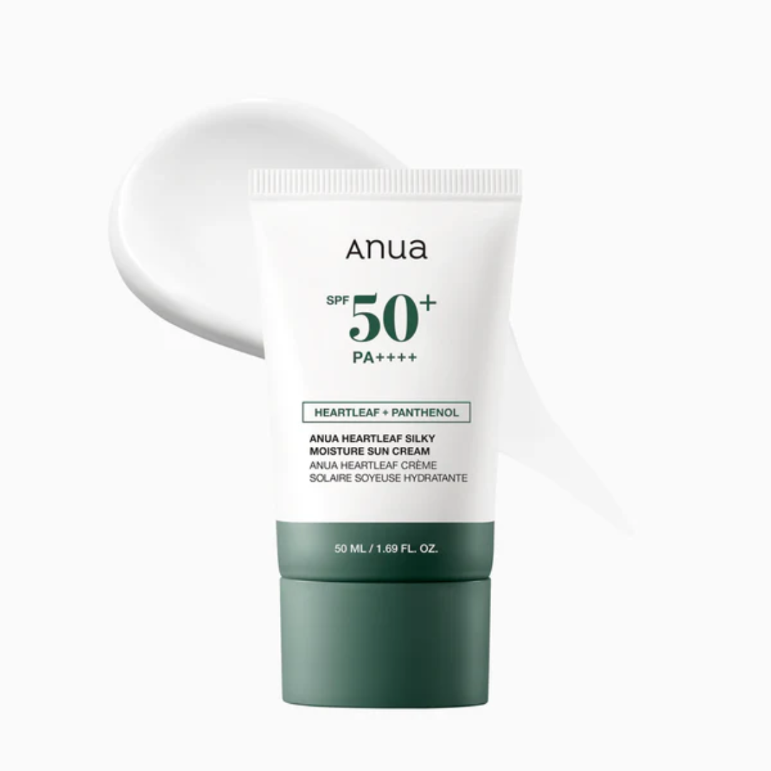 Protetor Solar Facial Heartleaf Silky FPS50+ Anua 50ml
