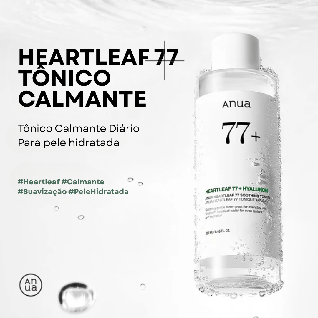 Tônico Calmante Heartleaf 77% Anua 250ml