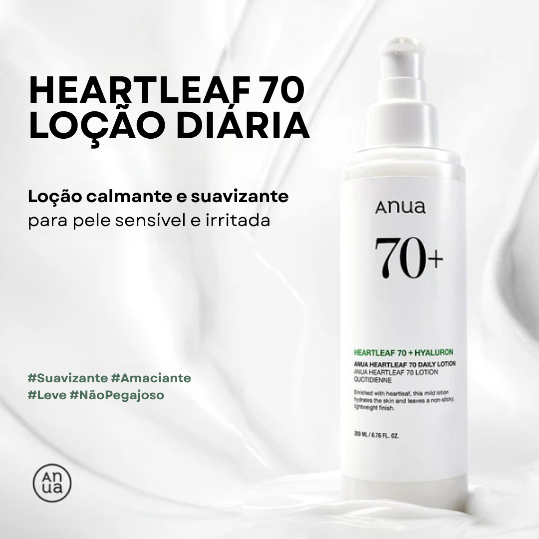 Loção Facial Hidratante Heartleaf 70% Anua 200ml